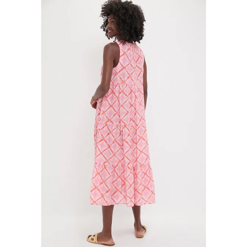 TUCKERNUCK BEACH Coral Medallion Salty Paloma Caftan Size XS NWT - Picture 2 of 6